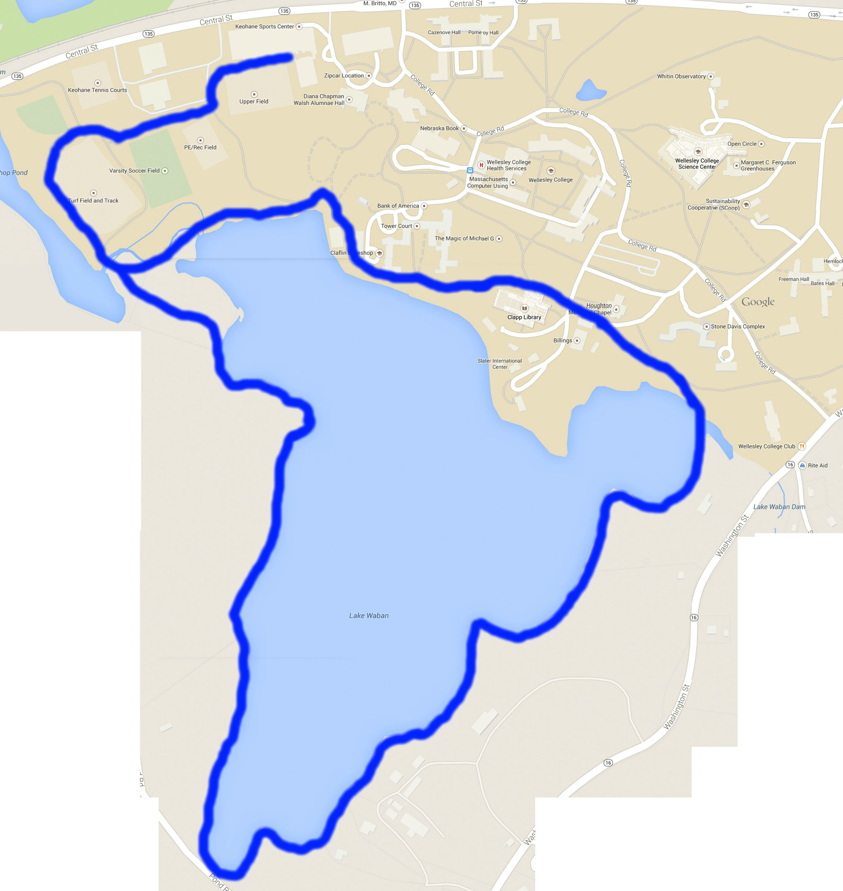 Map of Trail E